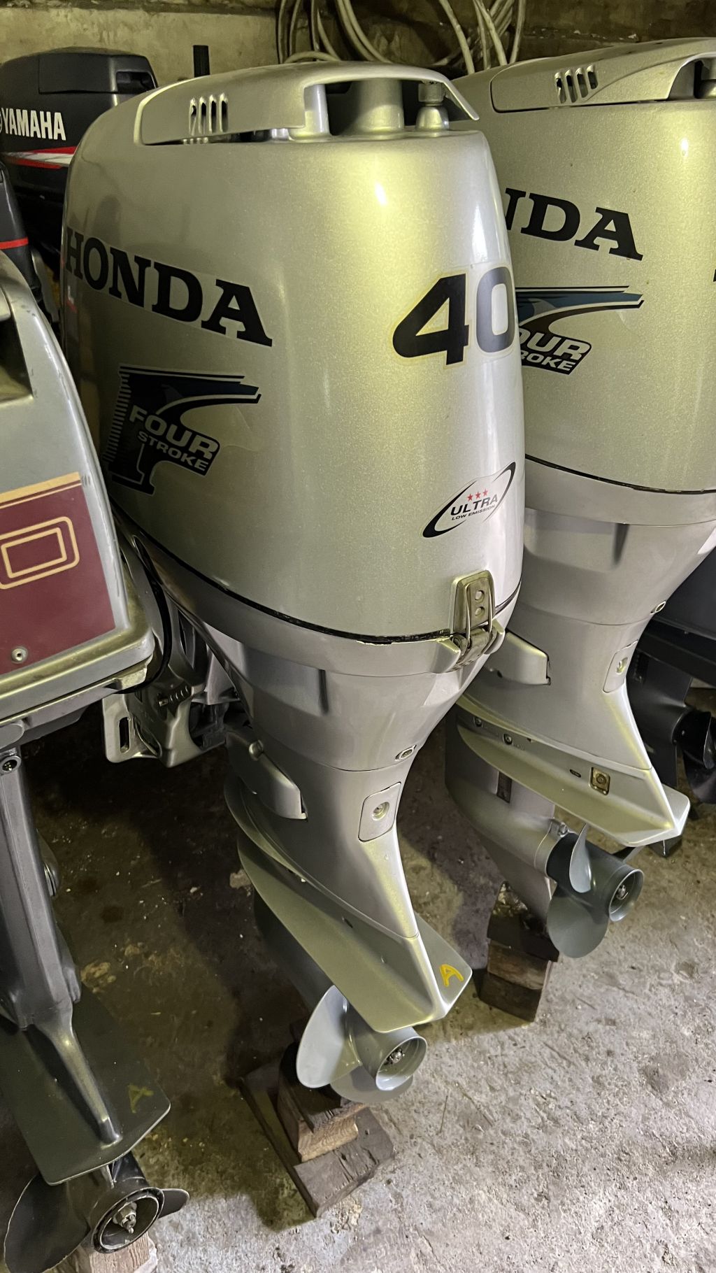 лодочный мотор HONDA BF 40, нога короткая , из Японии,