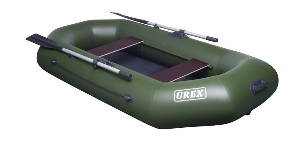 Надувная лодка ПВХ UREX 240, зеленая