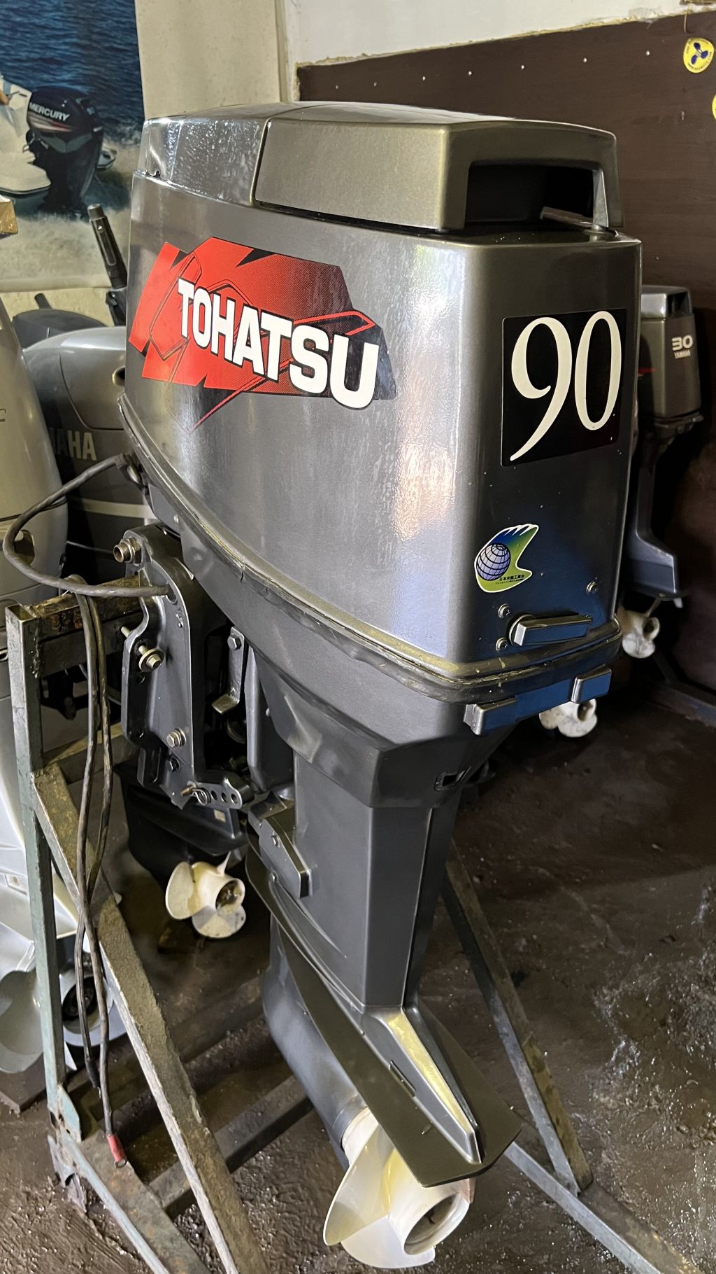 лодочный мотор TOHATSU 90, нога L (508 мм), из Японии